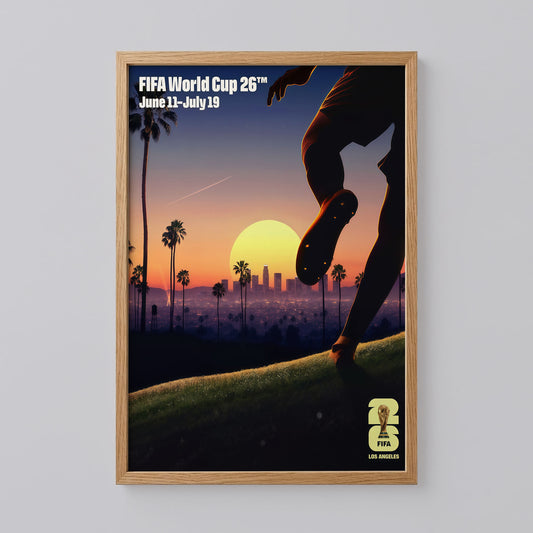 Football Los Angeles Host City Poster