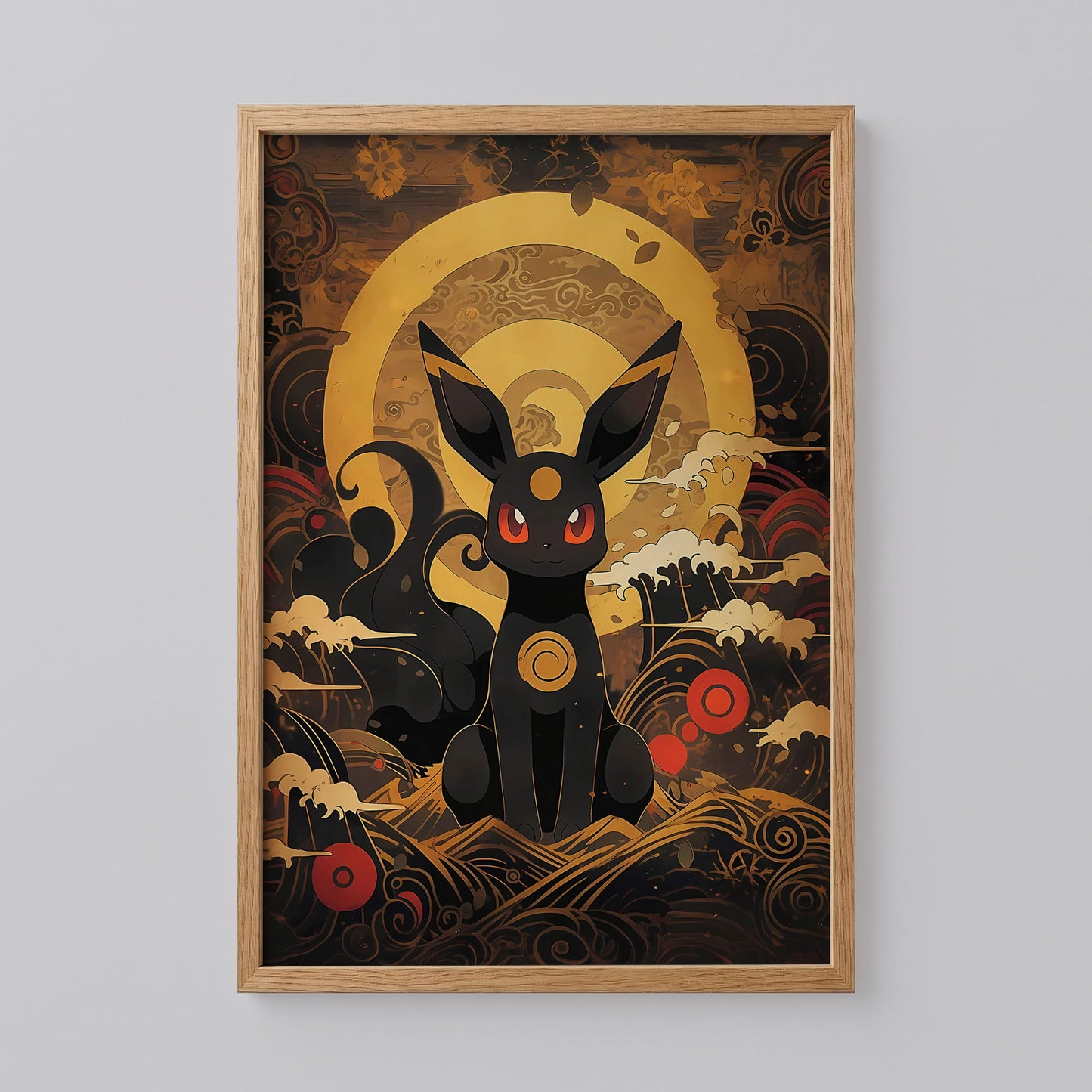 Umbreon Pokémon Hanging Painting