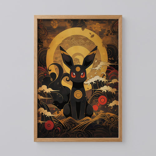 Umbreon Pokémon Hanging Painting
