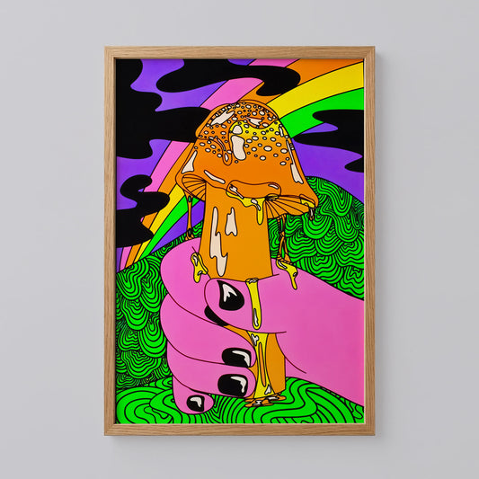 Sexy Mushroom Poster