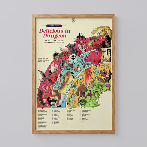Delicious in Dungeon Art Print