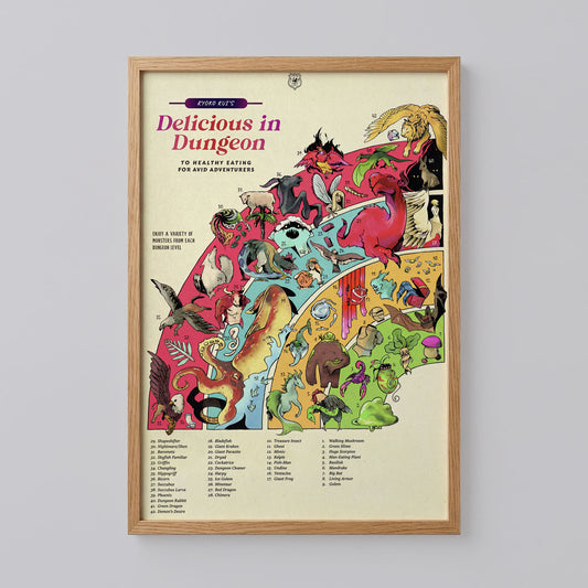 Delicious in Dungeon Art Print