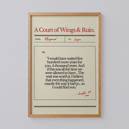 A Court of Wings and Ruin Poster