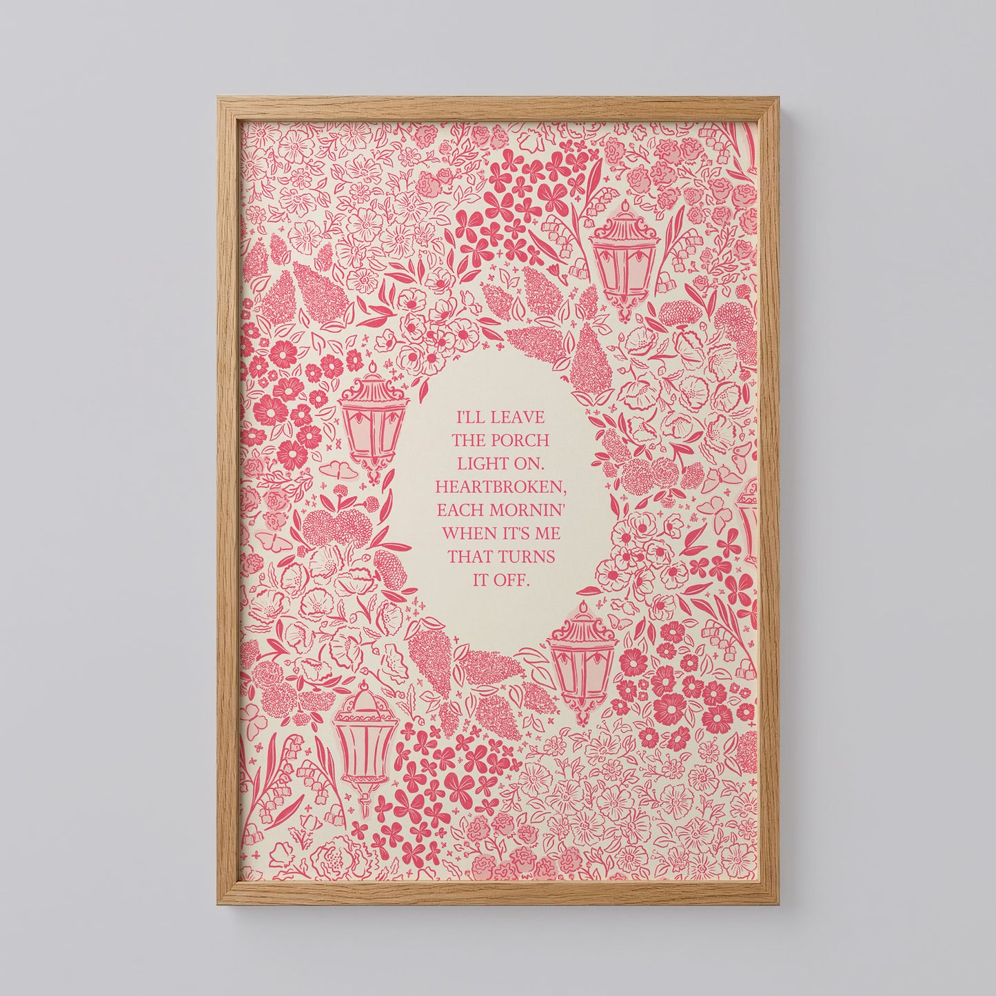Porch Light Noah Kahan Poster