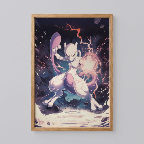 Mewtwo Pokémon Poster
