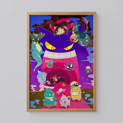 Gigantamax Gengar Art Print