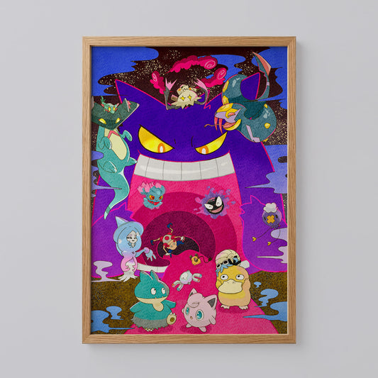 Gigantamax Gengar Art Print
