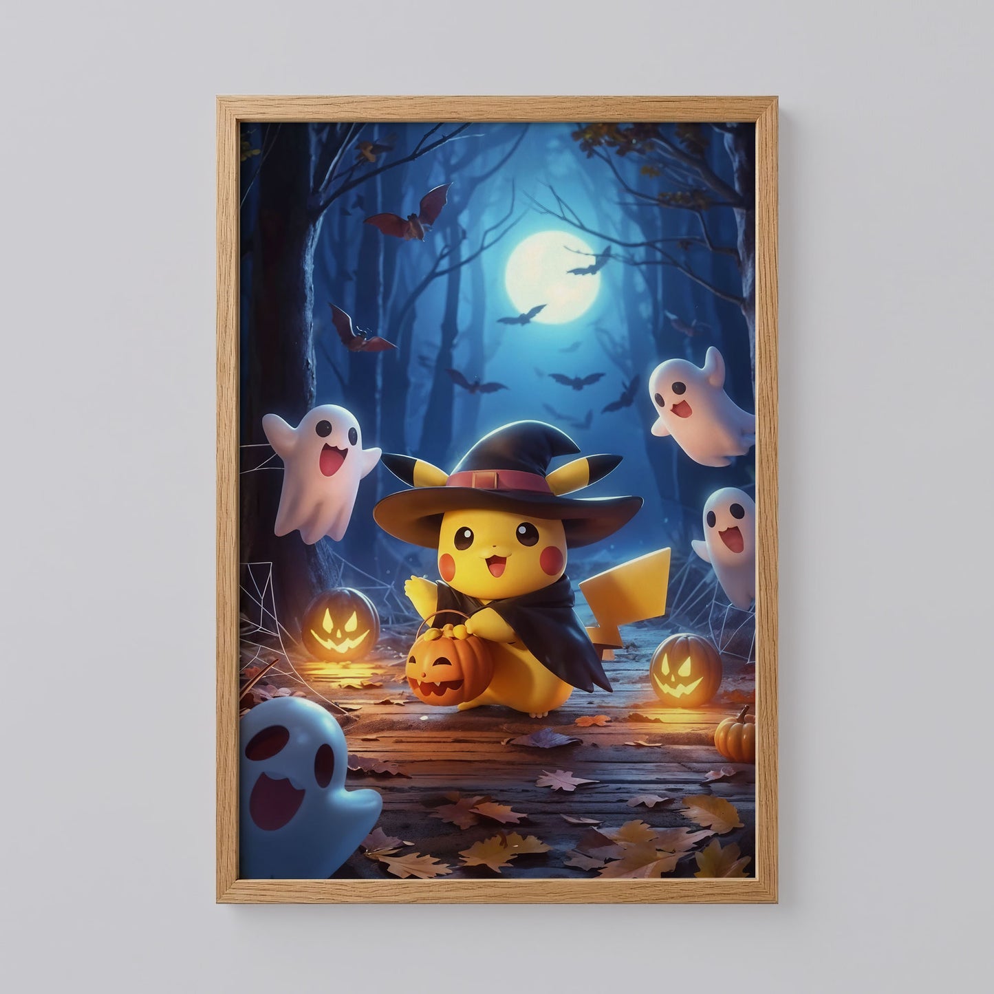 Pikachu Halloween Poster