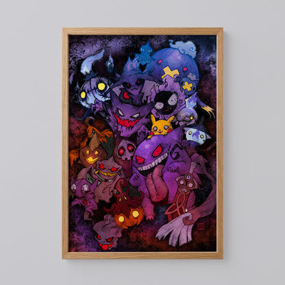Gengar Squad Print Art
