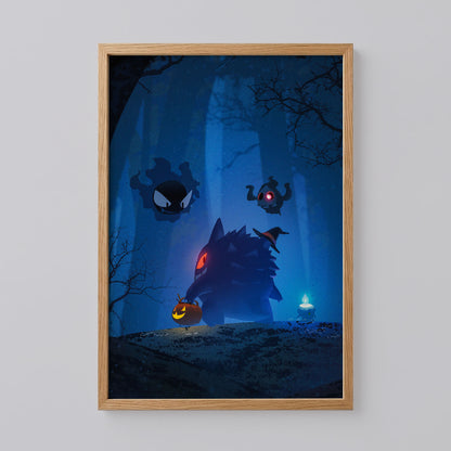 Xing Kong Studio Gengar Forest Poster