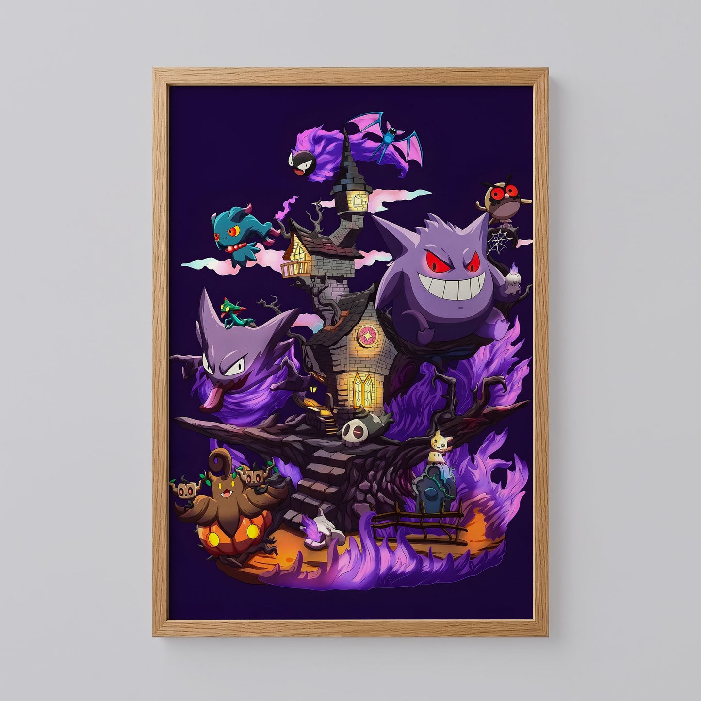 Gengar's Haunted House Art