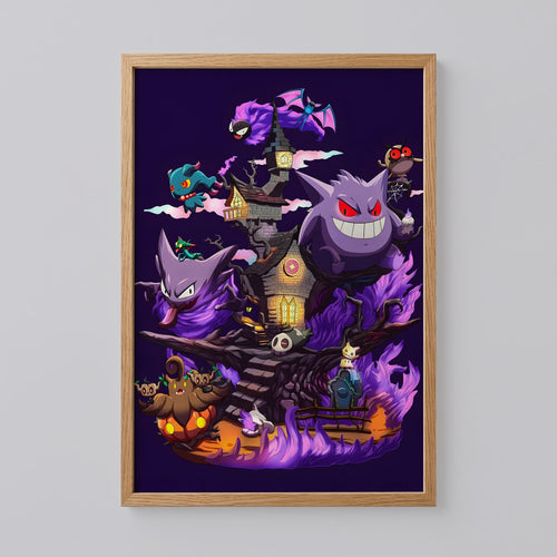 Gengar's Haunted House Art