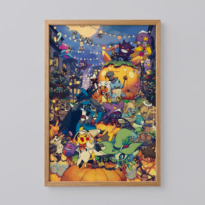 Pokémon Halloween Festival Poster