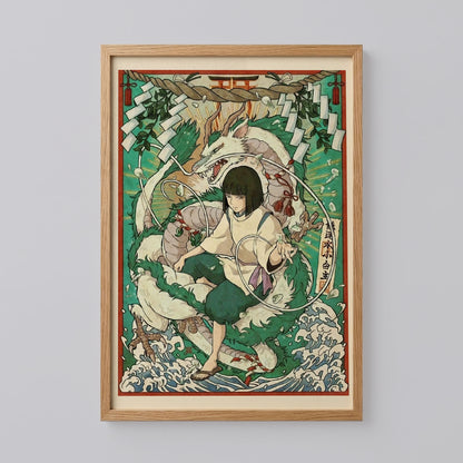 Haku Studio Ghibli's Spirited Away Poster