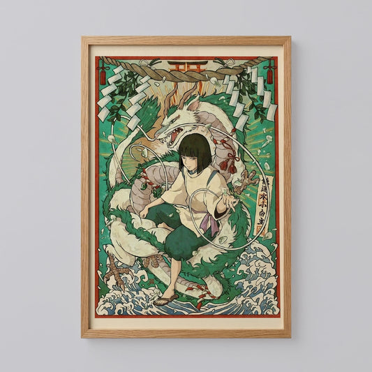 Haku Studio Ghibli's Spirited Away Poster