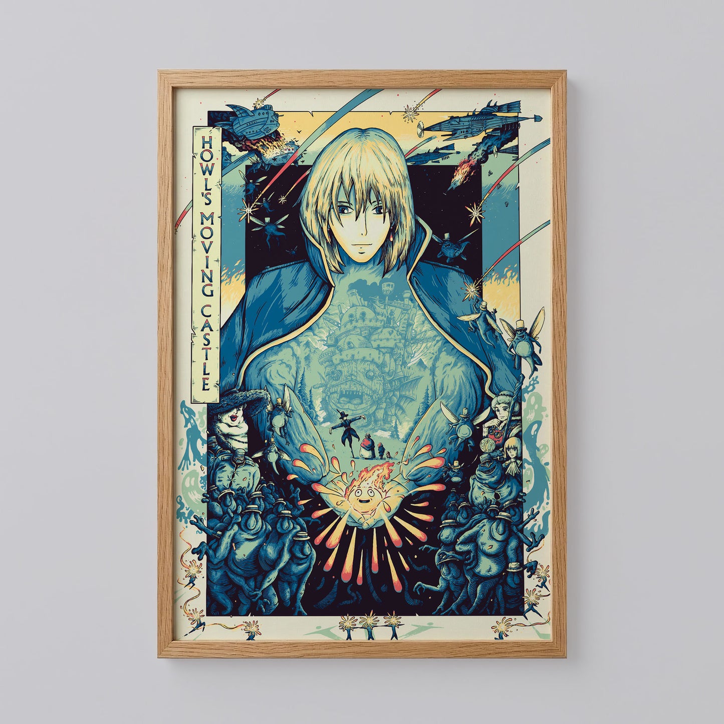 Alex Hovey Howl's Moving Castle Art