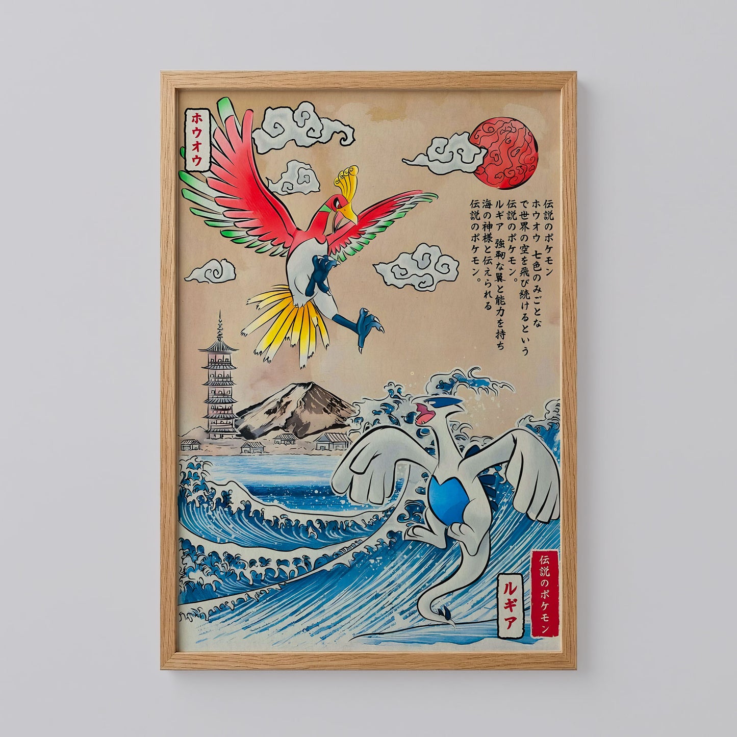 Ho-Oh and Lugia Poster