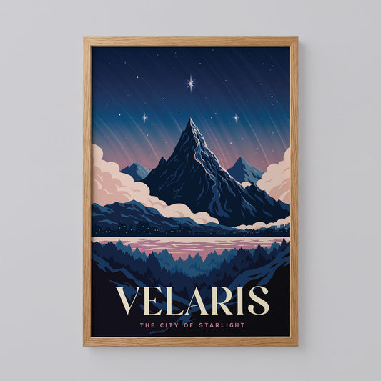 Velaris ACOTAR Travel Poster