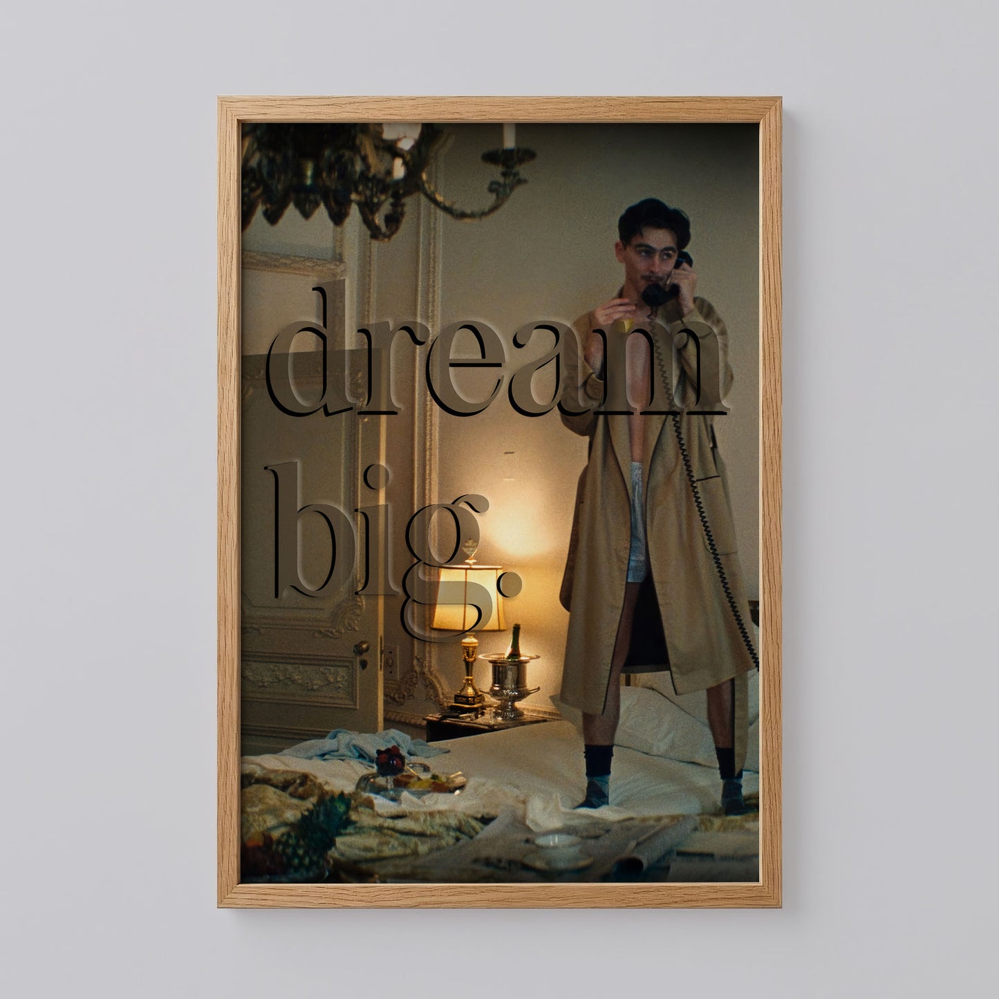 Marty Supreme Dream Big Poster