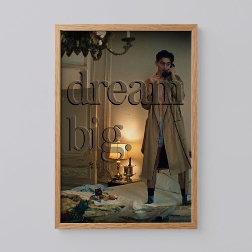 Marty Supreme Dream Big Poster
