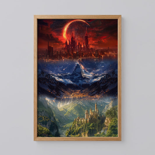 Fantasy Valley Art Print