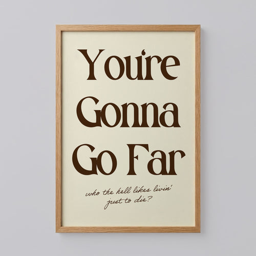 Noah Kahan, You're Gonna Go Far Poster