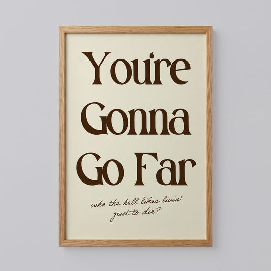 Noah Kahan, You're Gonna Go Far Poster