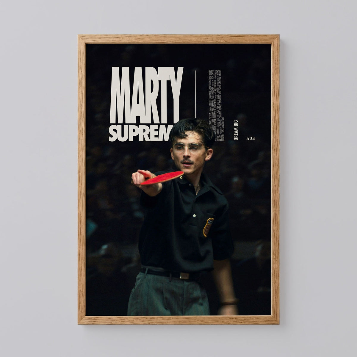 Marty Supreme Timothée Chalamet Art