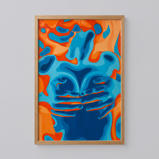 Fire and Ice Adriana Bogdanova Poster