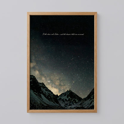 To the Stars Who Listen Velaris Print