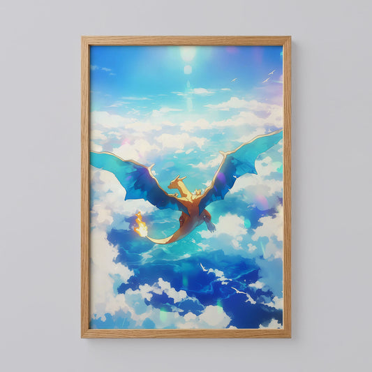 Charizard Pokemon Wall Art