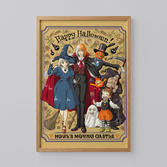 Howl's Moving Castle Halloween Poster
