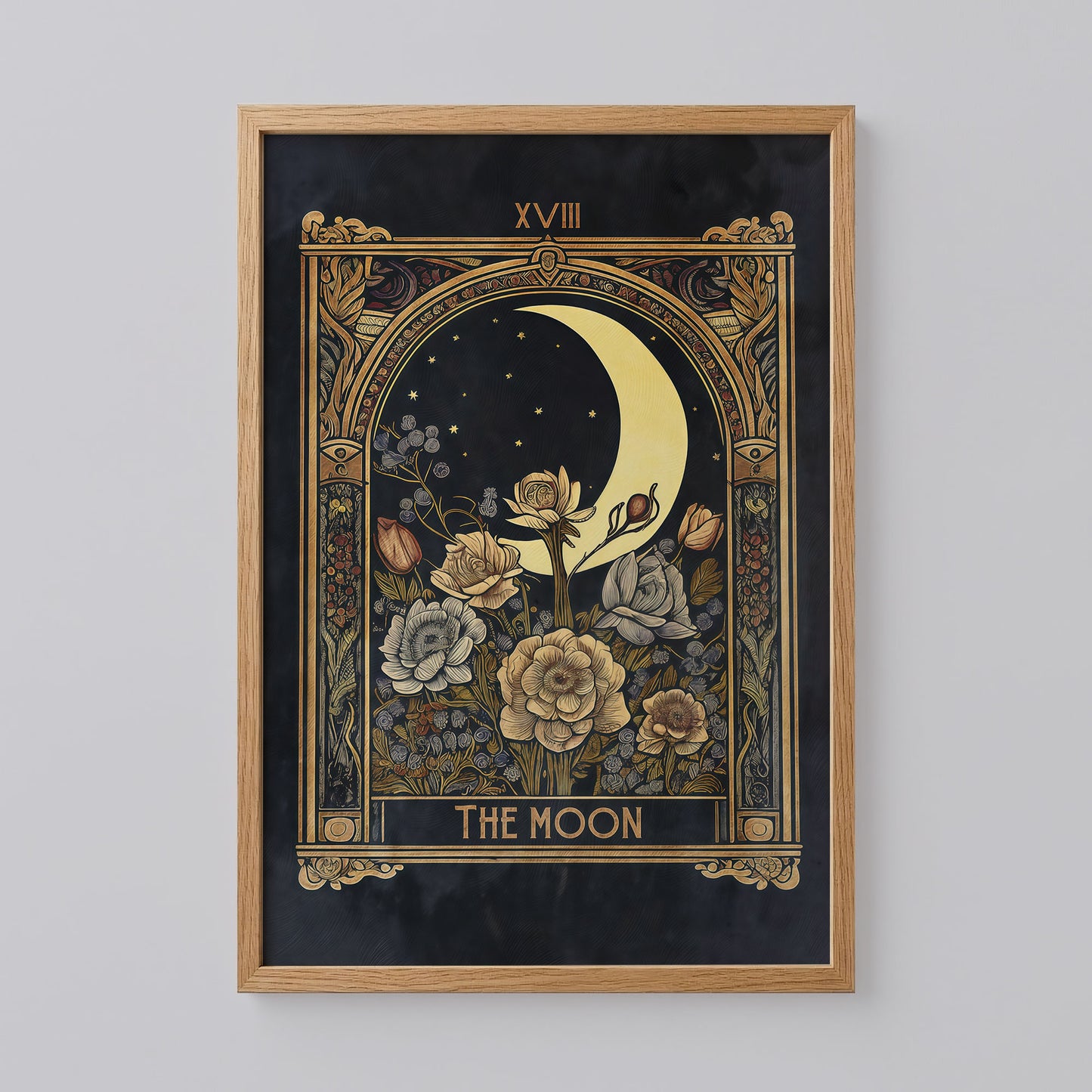 The Moon Tarot Card Print Art