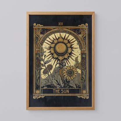 The Sun Tarot Card Wall Art