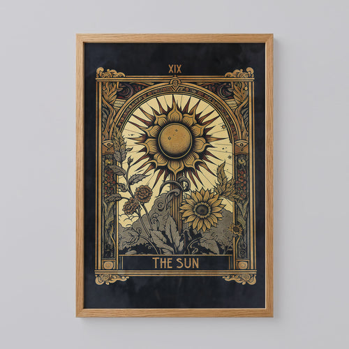 The Sun Tarot Card Wall Art