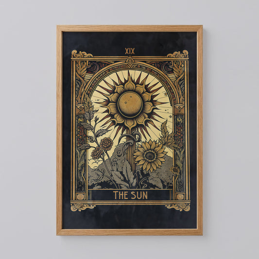 The Sun Tarot Card Wall Art