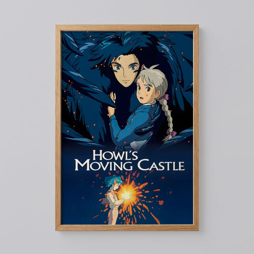 Studio Ghibli film Howl's Moving Castle Poster