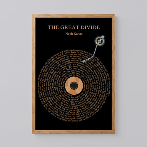 Noah Kahan, The Great Divide Poster