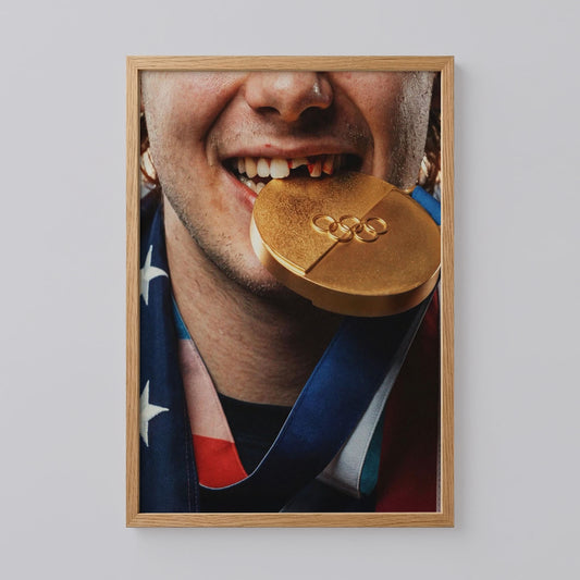 Jack Hughes Gold Medal Goal Print
