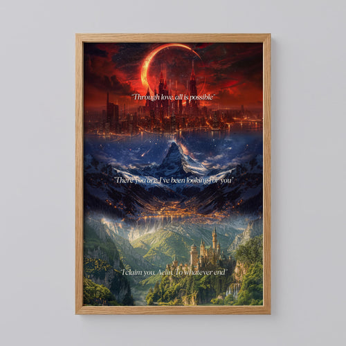 Throne of Glass and Crescent City Poster