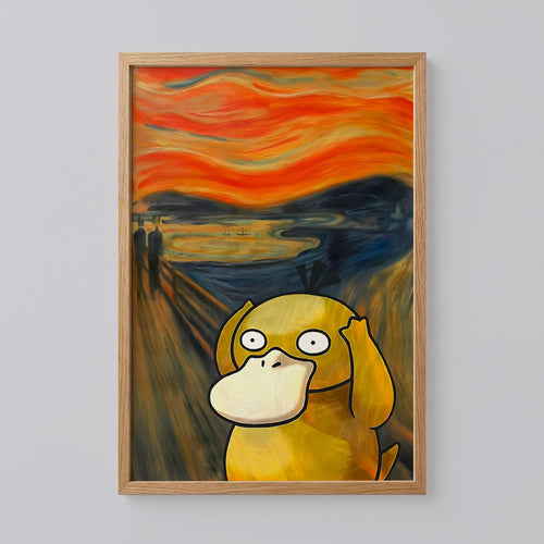 The Scream Psyduck Art