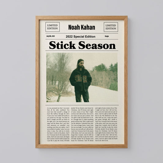 Stick Season Noah Kahan Art