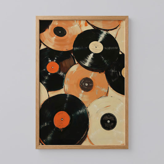Vintage Record Eclectic Wall Art