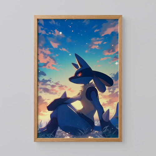 Pokémon Lucario Art Print