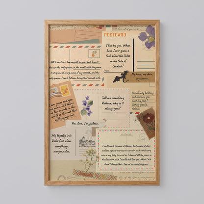 Fourth Wing Xaden Postcard Poster