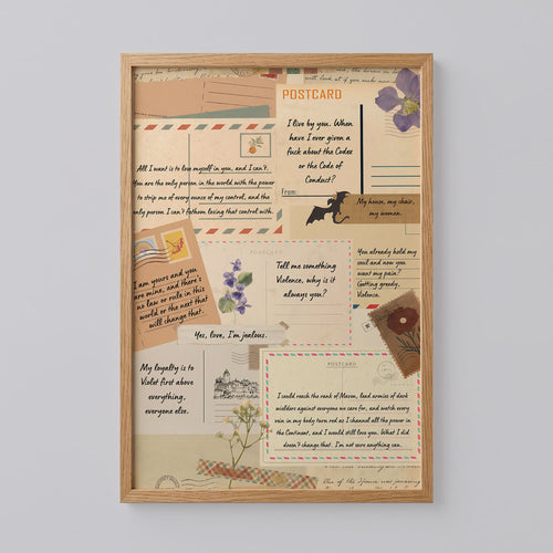 Fourth Wing Xaden Postcard Poster