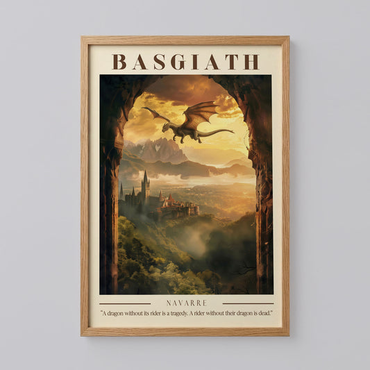 Fourth Wing Basgiath War College Wall Art