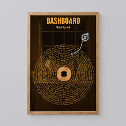 Dashboard Noah Kahan Poster