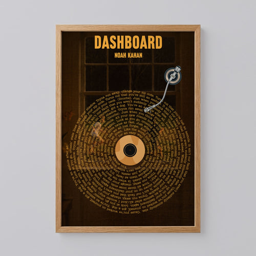 Dashboard Noah Kahan Poster