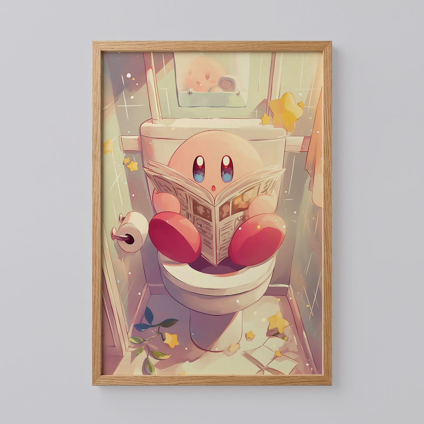 Kirby Toilet Poster